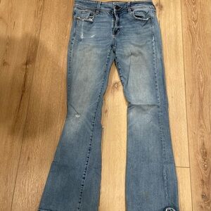 American Eagle Outfitters Light Blue Flare Jeans